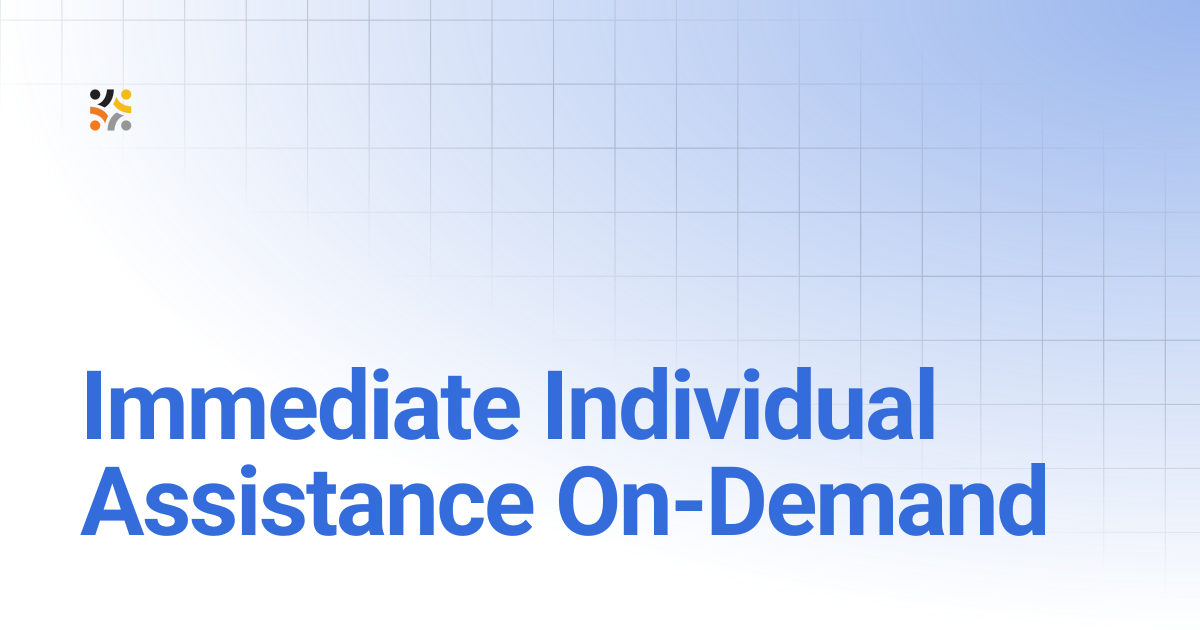 Immediate Individual Assistance On-Demand | 1.1 | OpenG2P Docs