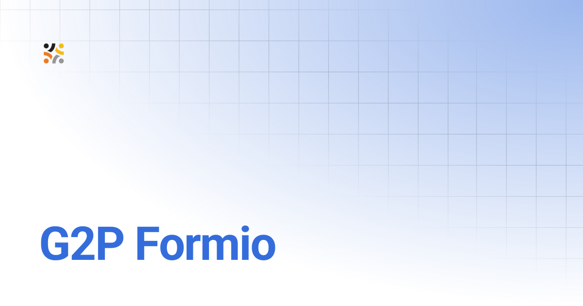 G2P Formio | 1.1 | OpenG2P Docs