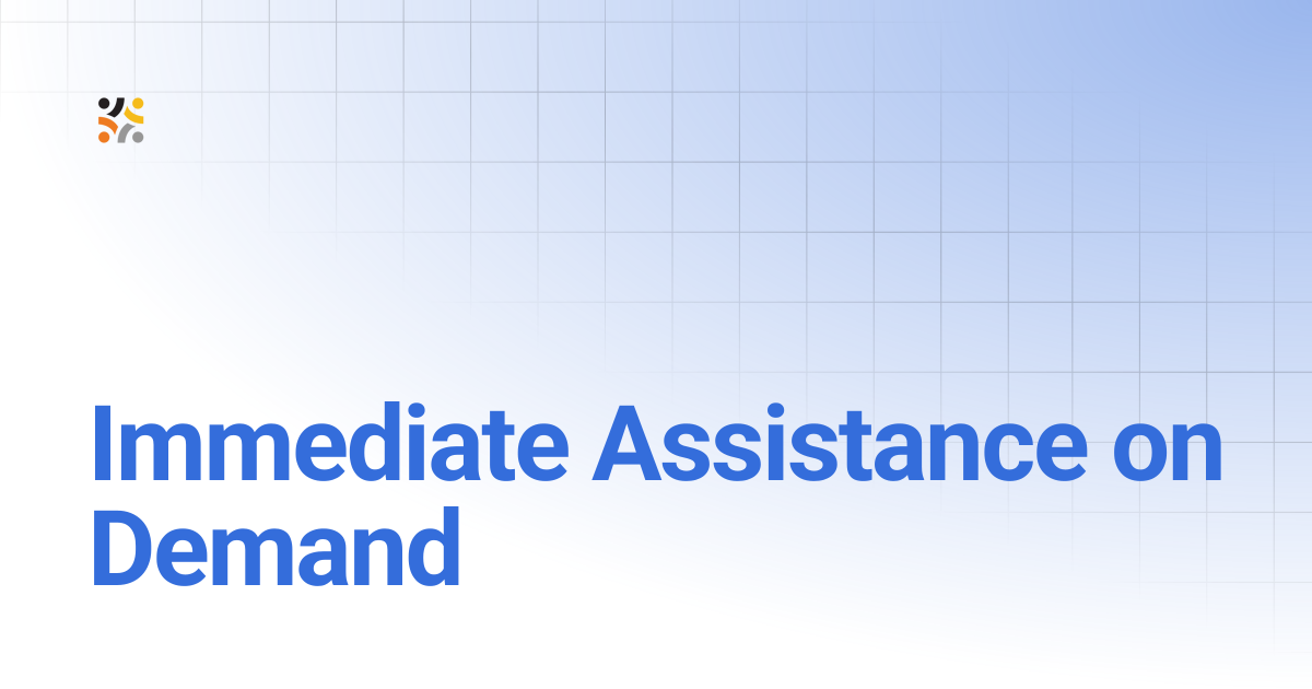 Immediate Assistance on Demand | 1.3 | OpenG2P Docs