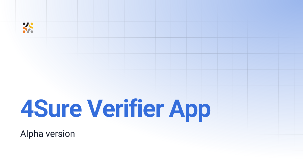4Sure Verifier App | 1.3 | OpenG2P Docs