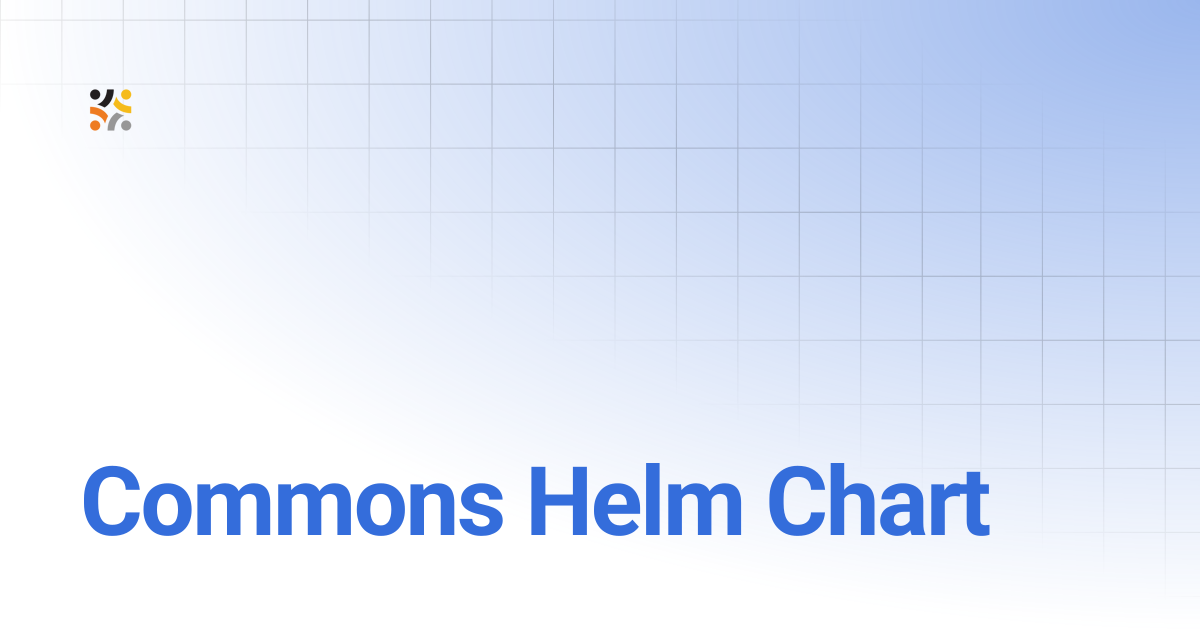 Commons Helm Chart | OpenG2P Docs