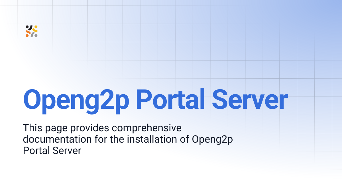Openg2p Portal Server | OpenG2P Docs