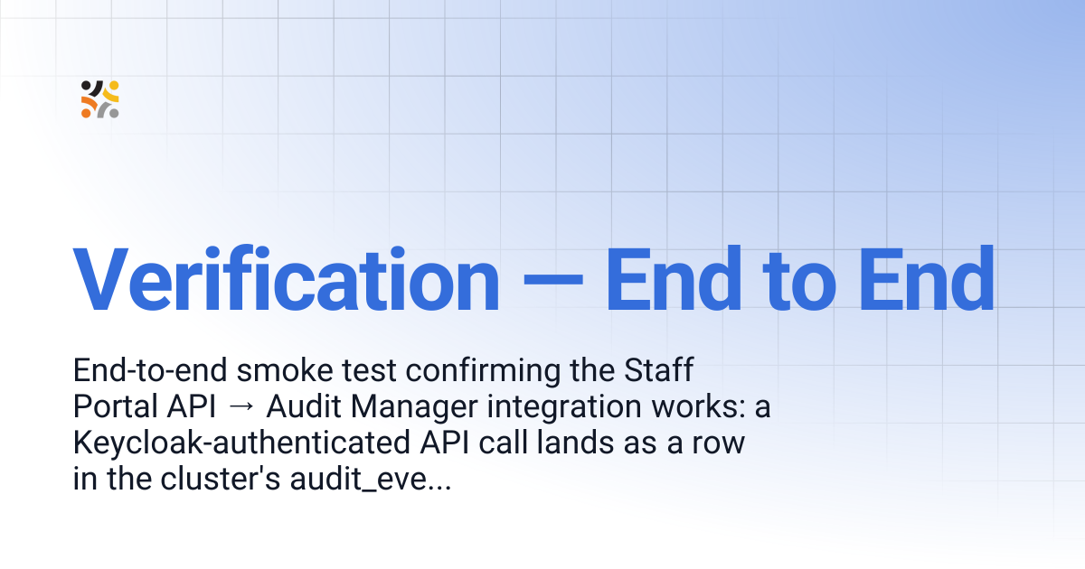 Verification — End to End | OpenG2P Docs